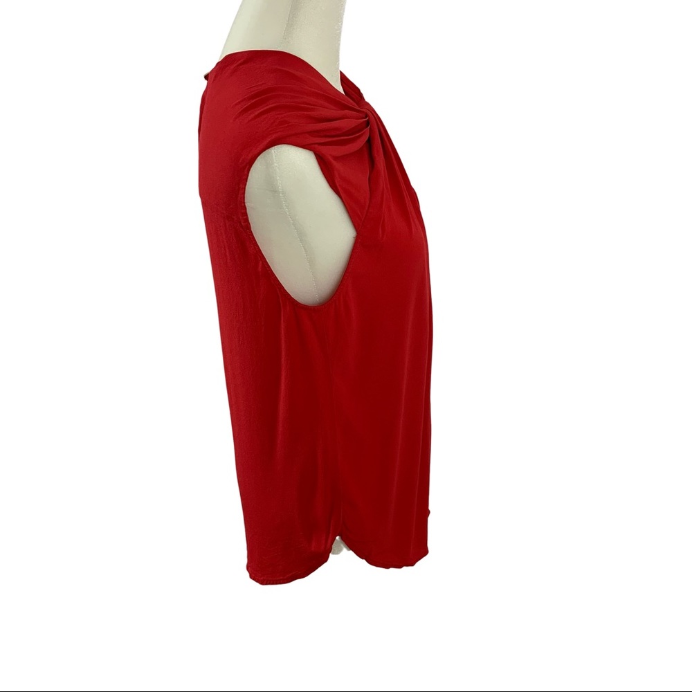 M.M. LaFleur Bancroft Top in Fire Cracker Red, M - Picture 4 of 12